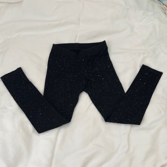 Cat & Jack Girls Black Leggings Size: 7/8 - Picture 1 of 2